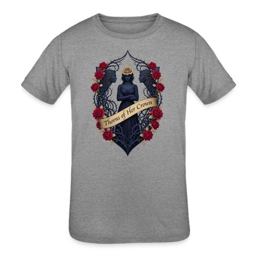Women’s Day Thorn Crown T Shirt, Gift for Sister - Kids' Tri-Blend T-Shirt