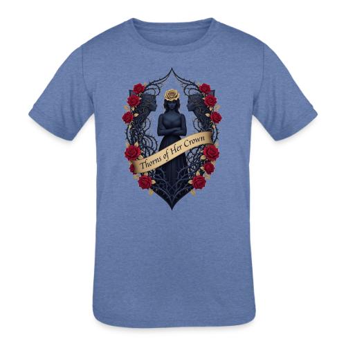 Women’s Day Thorn Crown T Shirt, Gift for Sister - Kids' Tri-Blend T-Shirt