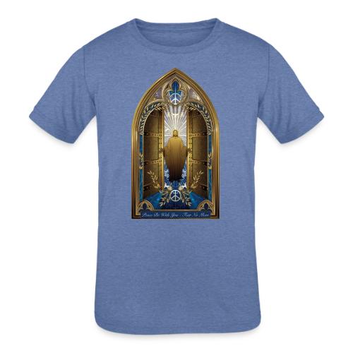 Easter Peace Be With You Locked Doors T Shirt,Gift - Kids' Tri-Blend T-Shirt