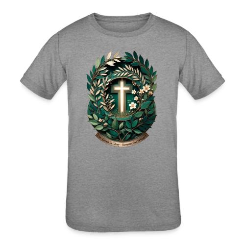 Easter Ever Green in Glory Laurel T Shirt, Gift - Kids' Tri-Blend T-Shirt