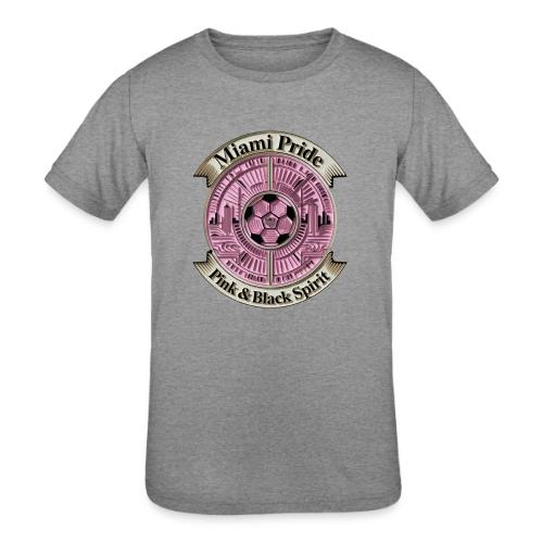 Miami Pride T Shirt, Soccer City Pride Gift - Kids' Tri-Blend T-Shirt
