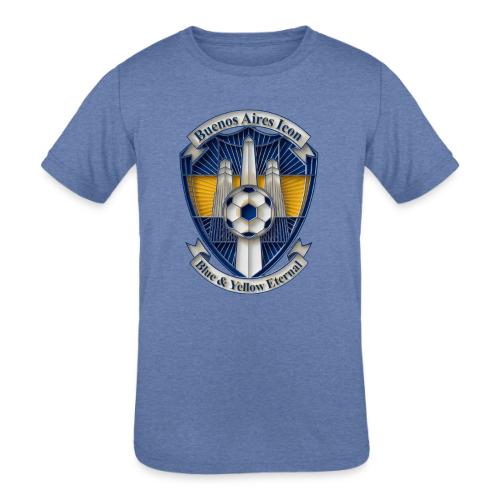 Buenos Aires Icon T Shirt, Soccer City Pride Gift - Kids' Tri-Blend T-Shirt