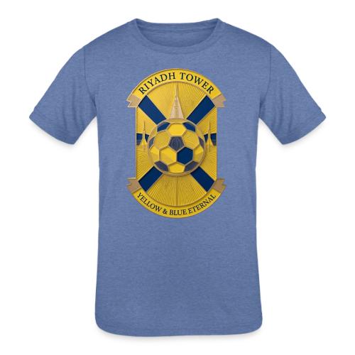 Riyadh Tower T Shirt, Football City Pride Gift - Kids' Tri-Blend T-Shirt
