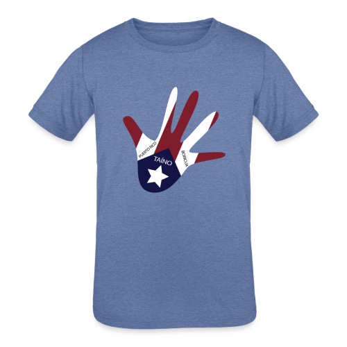 Mano Puerto Rico - Kids' Tri-Blend T-Shirt