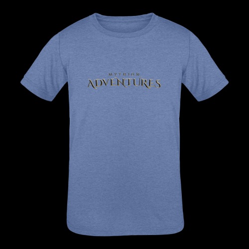 Mythion Adventures Logo - Kids' Tri-Blend T-Shirt