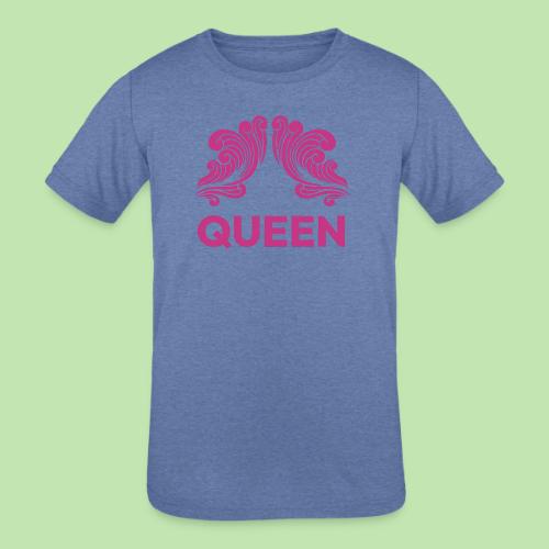Queenlisse™ Signature Crown T-Shirt – Elegant - Kids' Tri-Blend T-Shirt