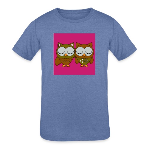 hoot hoot - Kids' Tri-Blend T-Shirt