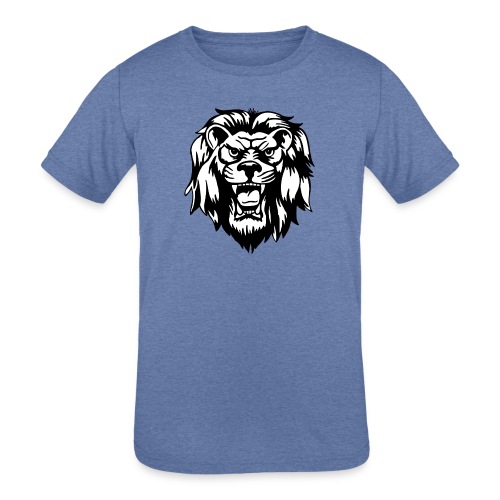 Fierce Lion - Kids' Tri-Blend T-Shirt