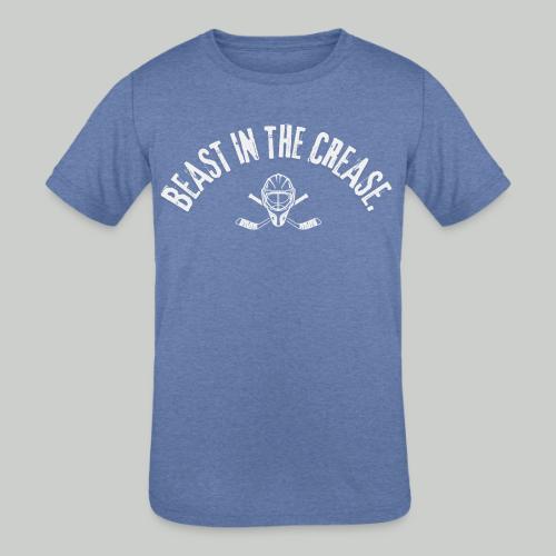 BEAST IN THE CREASE - Kids' Tri-Blend T-Shirt