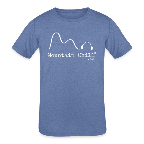 Mountain Chill Radio Vintage (2-sided) - Kids' Tri-Blend T-Shirt
