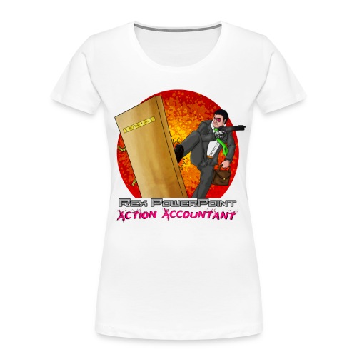 Rex PowerPoint - Women's Premium Organic T-Shirt
