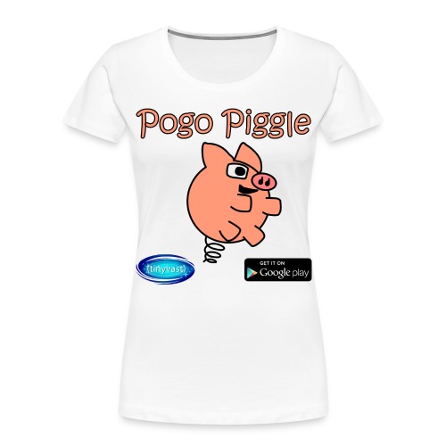 Pogo Piggle - Women's Premium Organic T-Shirt