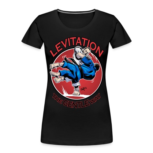 Judo Shirt - Levitation for white shirt - Women's Premium Organic T-Shirt