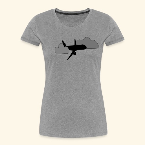 plane - Women's Premium Organic T-Shirt
