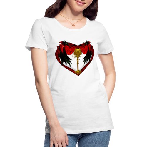 Angela's Valentine Heart - Women's Premium Organic T-Shirt