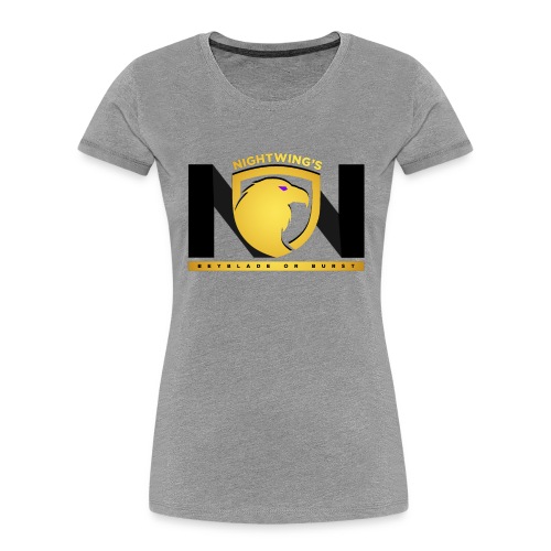 Nightwing GoldxBLK Logo - Women's Premium Organic T-Shirt