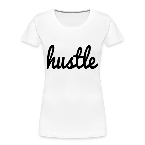 hustle vector - Women's Premium Organic T-Shirt