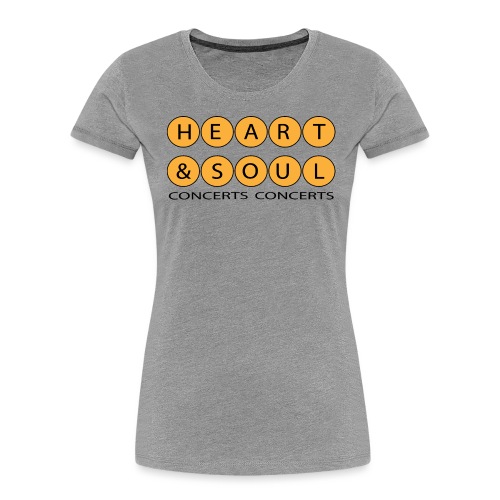 Heart Soul Concerts Golden Bubble horizon - Women's Premium Organic T-Shirt