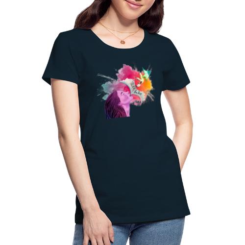Cover Art, Color Burst Cut Out - Women's Premium Organic T-Shirt