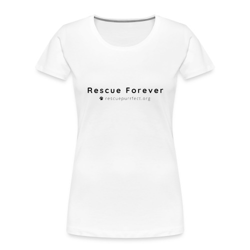 Rescue Purrfect Basic Logo - Women's Premium Organic T-Shirt