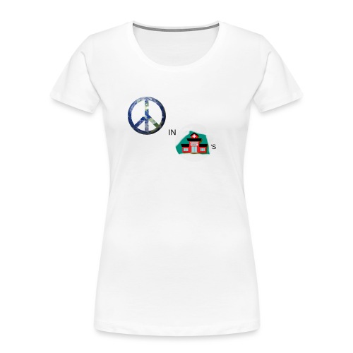 Peace In Schools - Women's Premium Organic T-Shirt