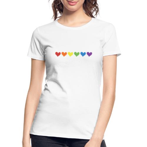 Pride Hearts - Women's Premium Organic T-Shirt
