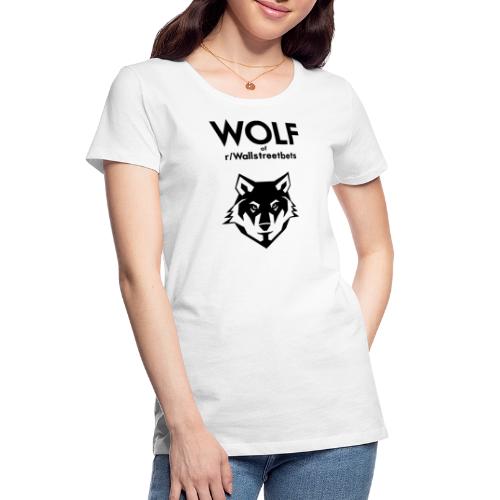 Wolf of Wallstreetbets - Women's Premium Organic T-Shirt