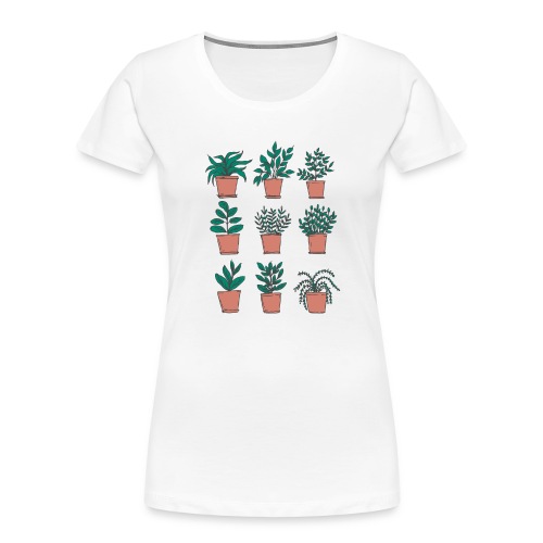 Flowerpots - Women's Premium Organic T-Shirt
