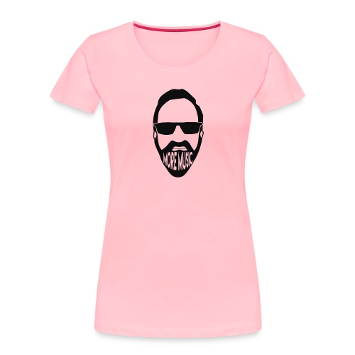 Joey D More Music front image multi color options - Women's Premium Organic T-Shirt