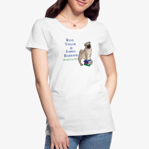 Books to Love By Author Logo - Women's Premium Organic T-Shirt