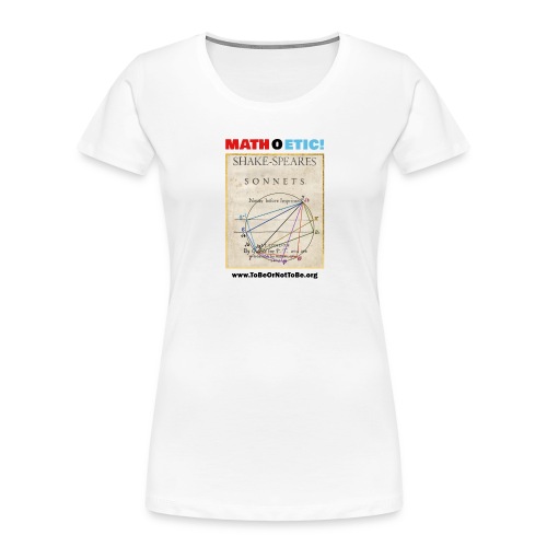 MATH O ETHIC - Sonnet Cover Math (4 light fabric) - Women's Premium Organic T-Shirt