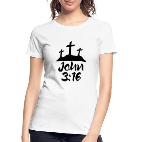 John 3:16 - Women's Premium Organic T-Shirt