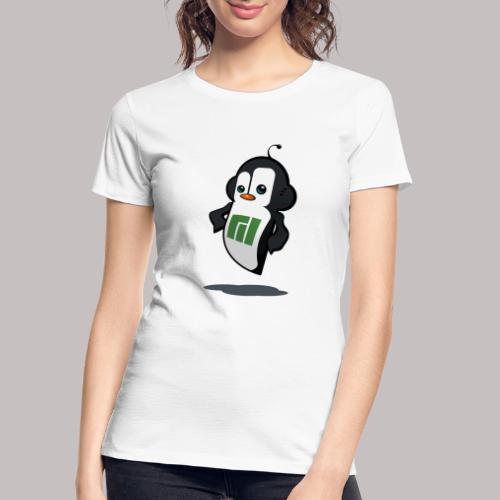Manjaro Mascot confident right - Women's Premium Organic T-Shirt