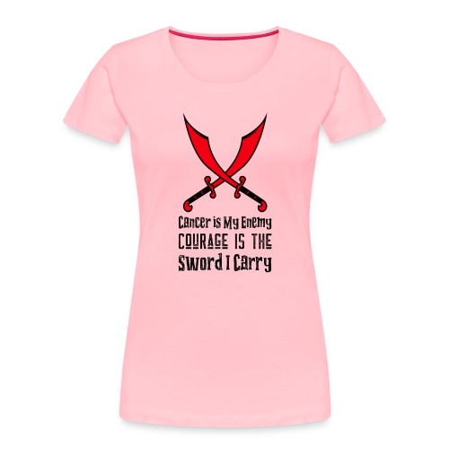 Cancer is My Enemy - Women's Premium Organic T-Shirt