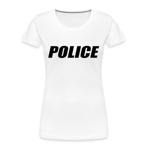 Police Black - Women's Premium Organic T-Shirt