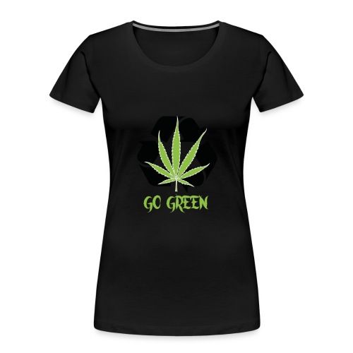 Go Green - Women's Premium Organic T-Shirt