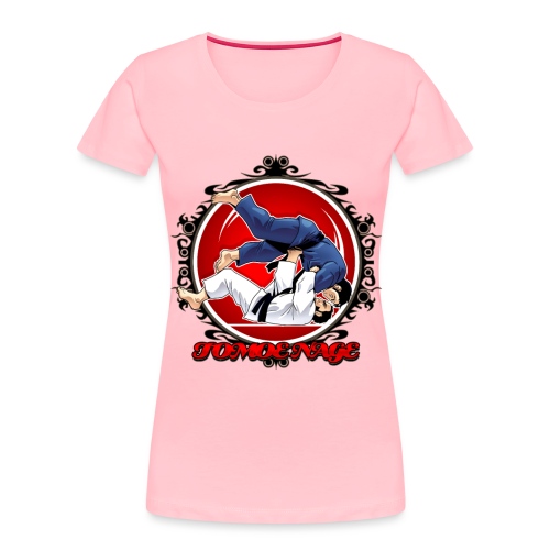 Judo Shirt Jiu Jitsu Shirt Throw Tomoe Nage - Women's Premium Organic T-Shirt