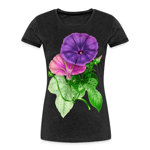 Vintage Mallow flower - Women's Premium Organic T-Shirt