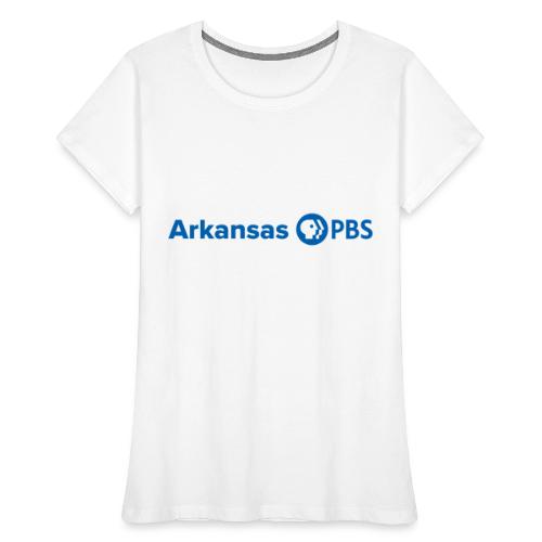 Arkansas PBS blue white - Women's Premium Organic T-Shirt