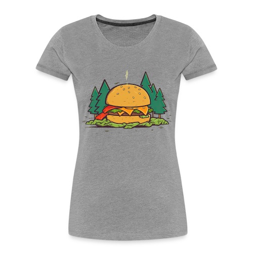 Campburger n' Cheese - Women's Premium Organic T-Shirt