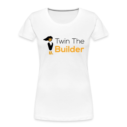 Twin The Builder Stacked Logo - Women's Premium Organic T-Shirt