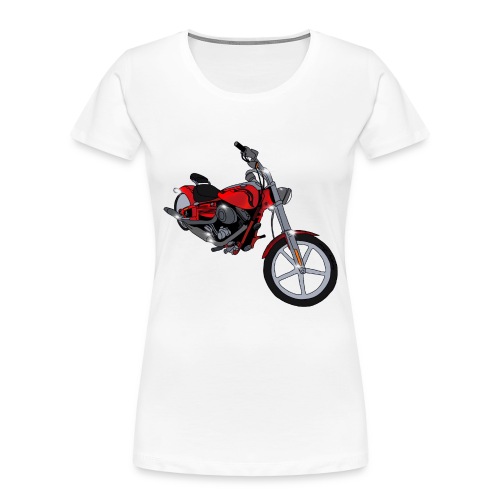 Motorcycle red - Women's Premium Organic T-Shirt