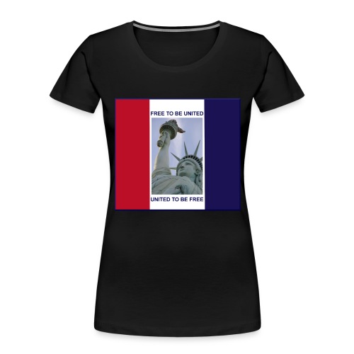 Statue of Liberty USA Freedom - Women's Premium Organic T-Shirt
