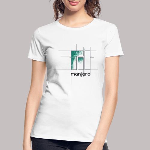 Manjaro Logo Draft - Women's Premium Organic T-Shirt