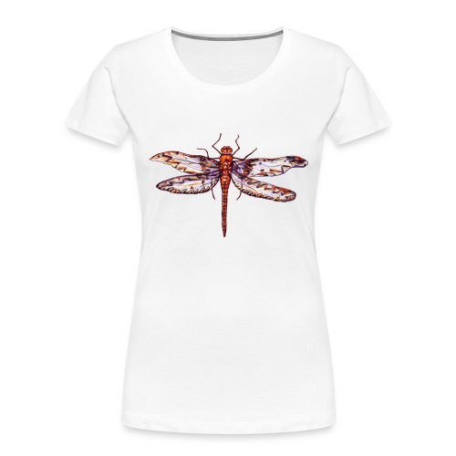 Dragonfly red - Women's Premium Organic T-Shirt
