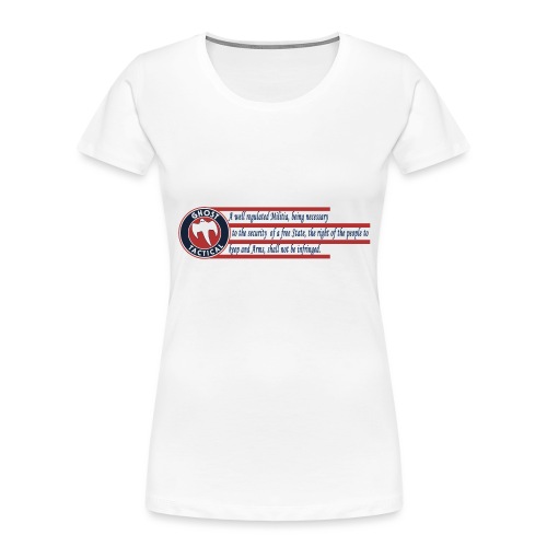 Ghost 2nd Amendment - Women's Premium Organic T-Shirt