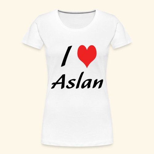 I Heart Aslan Light Shirts - Women's Premium Organic T-Shirt
