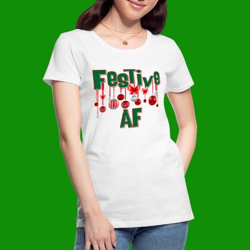 Festive AF - Women's Premium Organic T-Shirt