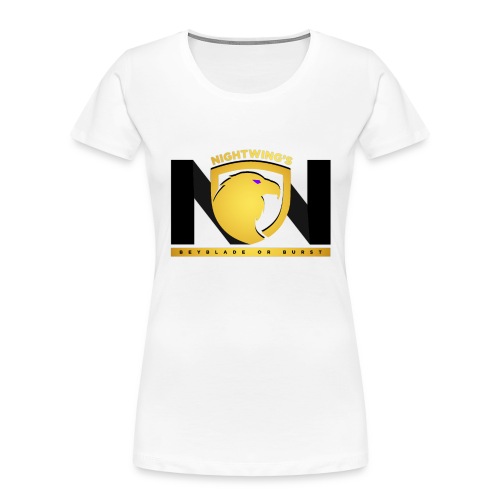 Nightwing GoldxBLK Logo - Women's Premium Organic T-Shirt