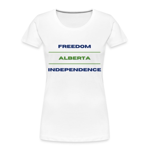 ALBERTA INDEPENDENCE - Women's Premium Organic T-Shirt